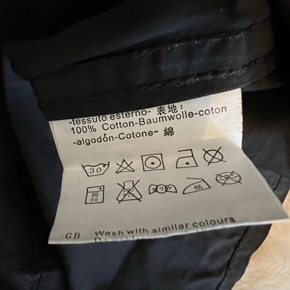 Scotch & Soda Black with White Trim Button Long Sleeve Cotton Size Large - Picture 5 of 6